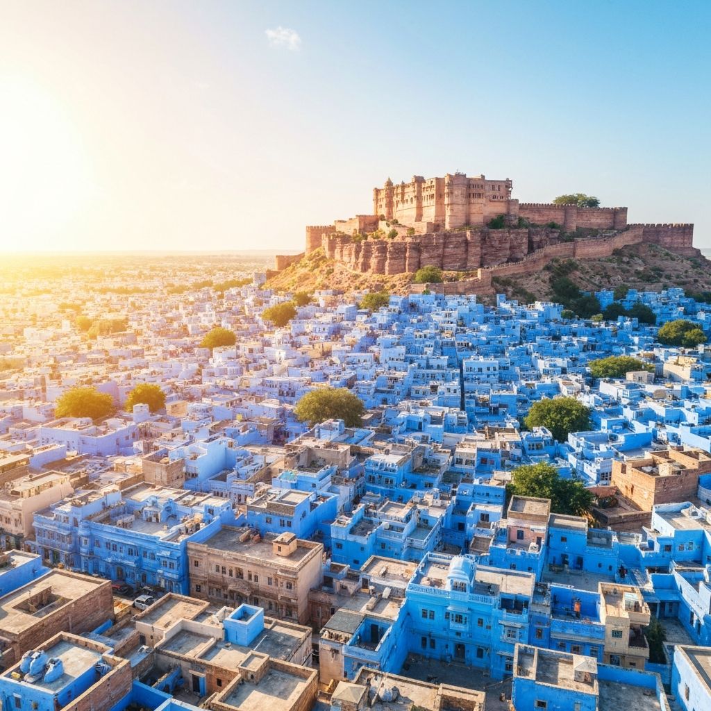 The majestic Blue City of Rajasthan